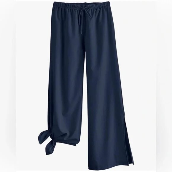 Coolibar UPF 50+ Petra Wide Leg Pants Deep Olive - Picture 7 of 9